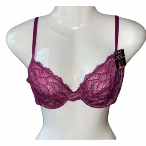 Maidenform Self Expressions Lace Underwire J Hook Convertible Bra 34c - Picture 1 of 11